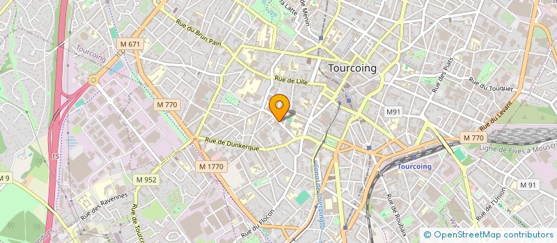 localisation de l'entreprise MONSIEUR YAMINE ZIOUCHE  TOURCOING