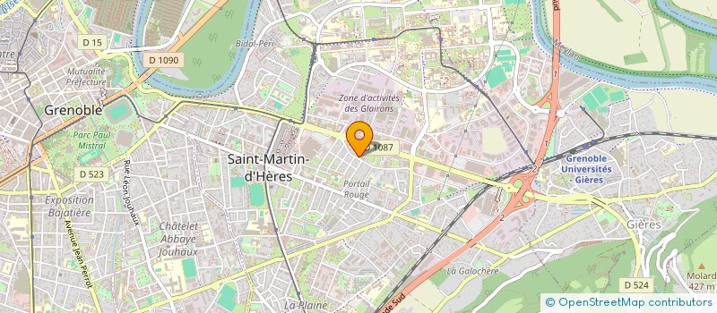 localisation de l'entreprise MONSIEUR YAMOUSSA SYLLA  SAINT-MARTIN-D'HERES