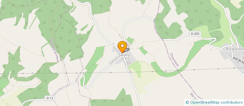 localisation de l'entreprise MONSIEUR YAN BERTRAND  SAULCY