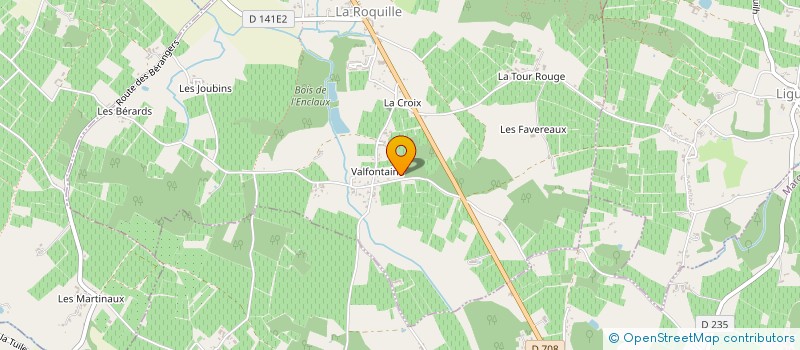 localisation de l'entreprise MONSIEUR YAN BIRET  LA ROQUILLE