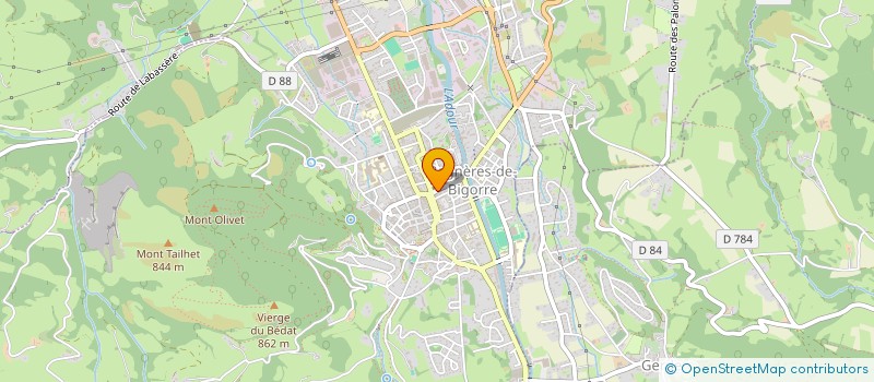 localisation de l'entreprise MONSIEUR YAN BOLL PENEN  BAGNERES-DE-BIGORRE