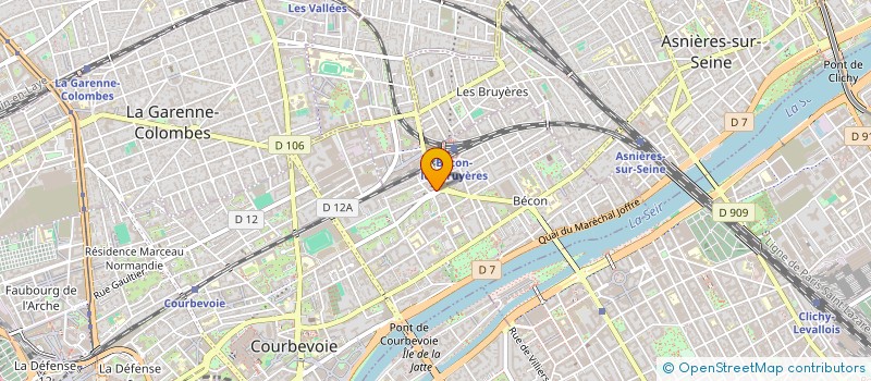 localisation de l'entreprise MONSIEUR YAN BOUZAGLOU à COURBEVOIE