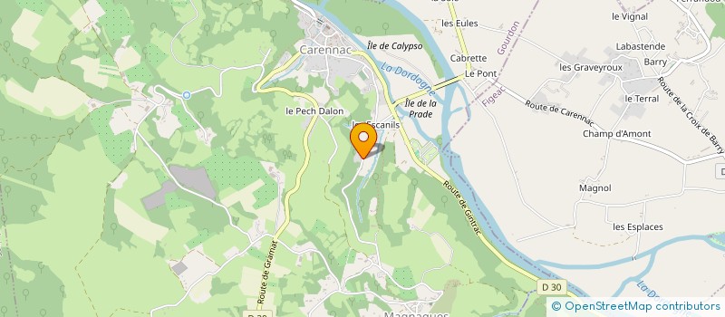 localisation de l'entreprise MONSIEUR YAN BRUGET  CARENNAC