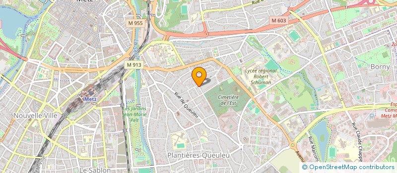 localisation de l'entreprise MONSIEUR YAN BRUNET  METZ