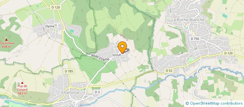 localisation de l'entreprise MONSIEUR YAN BRUNHES  CHANONAT