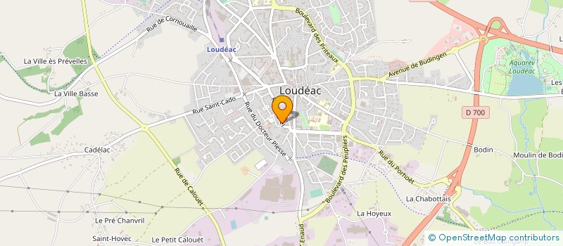 localisation de l'entreprise MONSIEUR YAN BUSSON à LOUDEAC