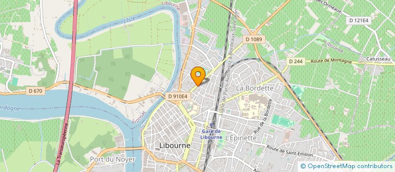 localisation de l'entreprise MONSIEUR YAN CHERON  LIBOURNE