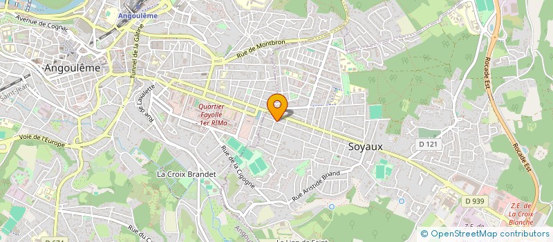 localisation de l'entreprise MONSIEUR YAN CLARET à ANGOULEME
