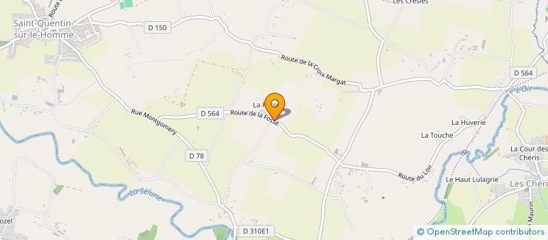 localisation de l'entreprise MONSIEUR YAN DEY à SAINT-QUENTIN-SUR-LE-HOMME