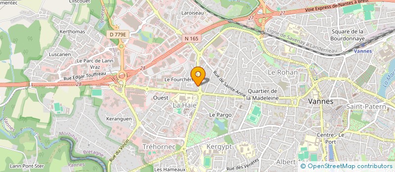 localisation de l'entreprise MONSIEUR YAN FABRE à VANNES