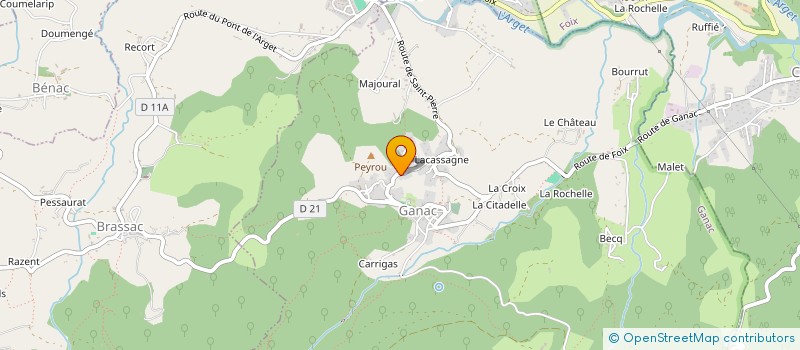 localisation de l'entreprise MONSIEUR YAN FAURE à GANAC