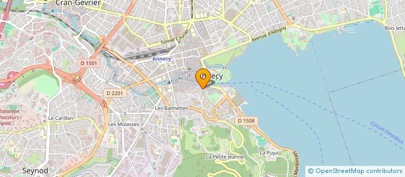 localisation de l'entreprise MONSIEUR YAN HALLMEYER à ANNECY