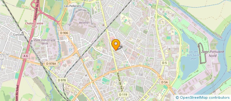 localisation de l'entreprise MONSIEUR YAN HUANG  CHALON-SUR-SAONE