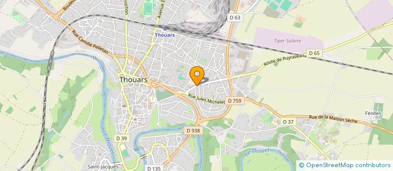 localisation de l'entreprise MONSIEUR YAN HUBLET à THOUARS