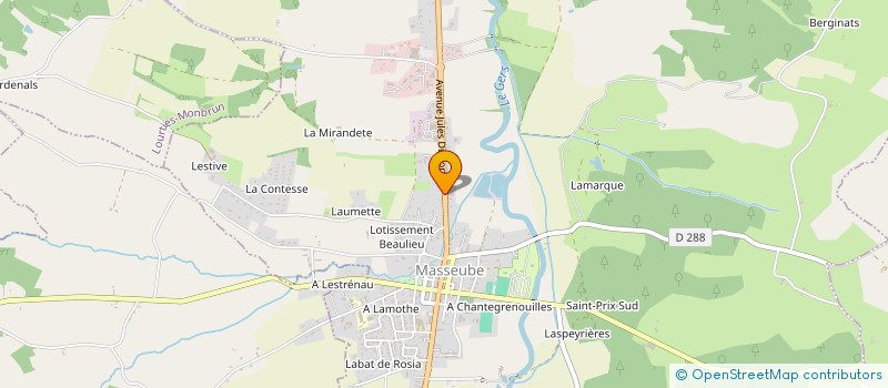 localisation de l'entreprise MONSIEUR YAN MCDERMOTT  MASSEUBE