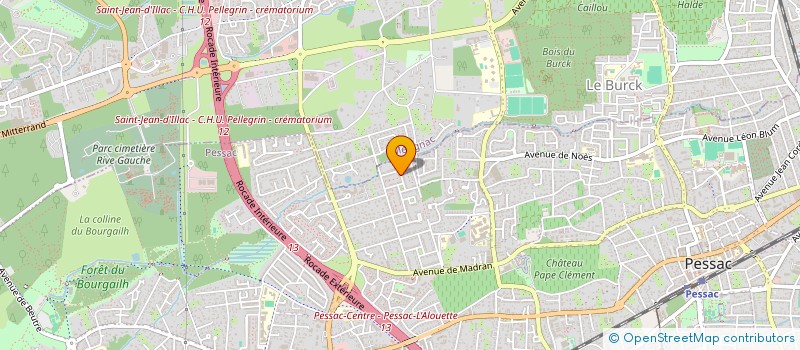 localisation de l'entreprise MONSIEUR YAN MILLOT  PESSAC