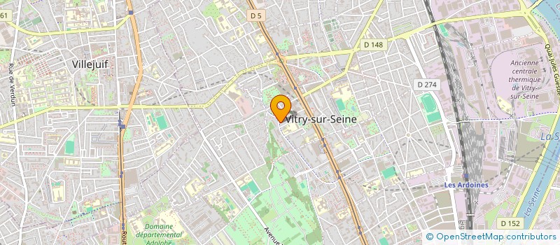 localisation de l'entreprise MONSIEUR YAN MOMISSONG  VITRY-SUR-SEINE