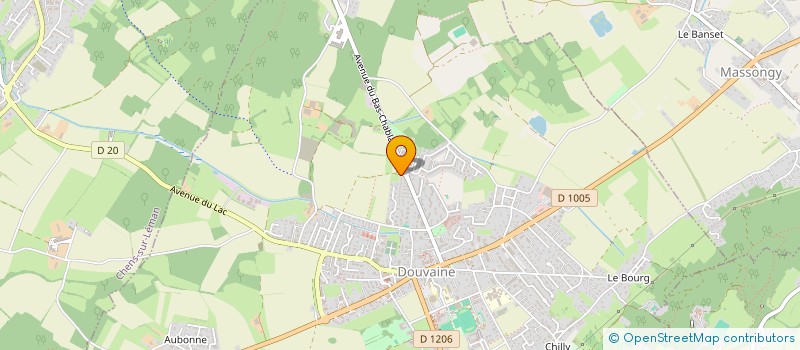 localisation de l'entreprise MONSIEUR YAN PREMAT  DOUVAINE