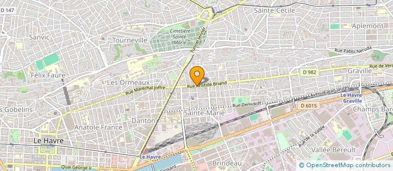 localisation de l'entreprise MONSIEUR YAN QUEMPER à LE HAVRE