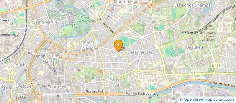 localisation de l'entreprise MONSIEUR YAN ROLLAND  RENNES