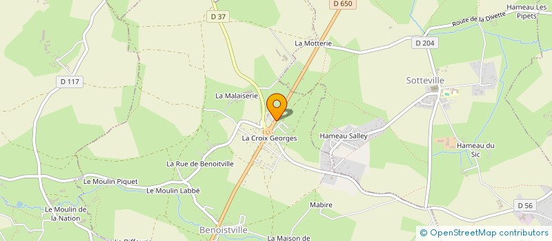 localisation de l'entreprise MONSIEUR YAN ROMERO  BENOITVILLE