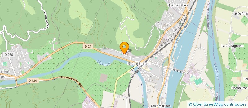 localisation de l'entreprise MONSIEUR YAN SANCHEZ à LA-VOULTE-SUR-RHONE