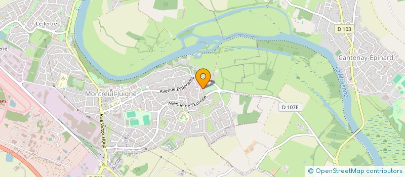 localisation de l'entreprise MONSIEUR YAN TAILLANDIER  MONTREUIL-JUIGNE