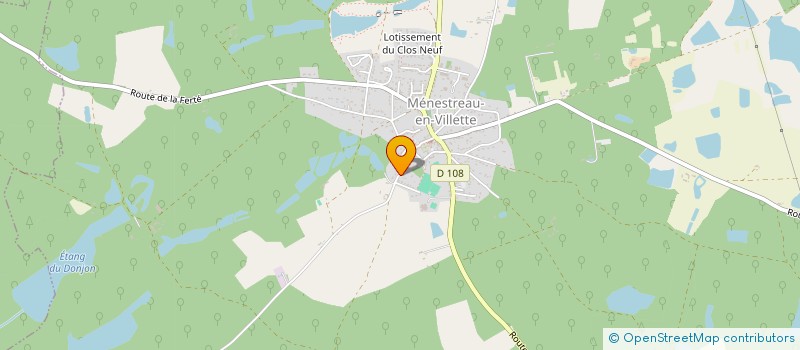 localisation de l'entreprise MONSIEUR YAN THOMAS à MENESTREAU-EN-VILLETTE