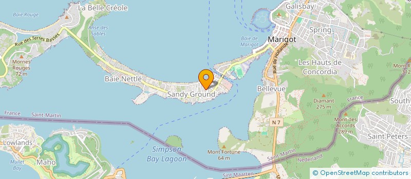 localisation de l'entreprise MONSIEUR YAN VICTOR  SAINT-MARTIN