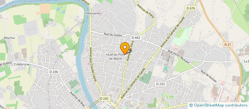 localisation de l'entreprise MONSIEUR YAN VIGNAUD  VILLENEUVE-SUR-LOT