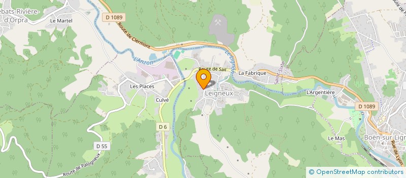 localisation de l'entreprise MONSIEUR YAN VILLARD  LEIGNEUX