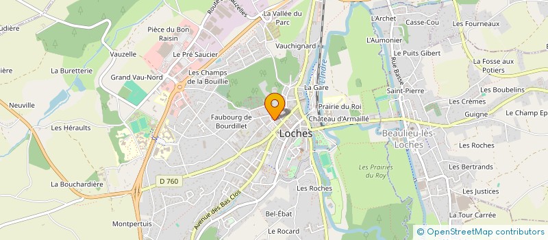 localisation de l'entreprise MONSIEUR YANA RONDOLOTTO à LOCHES
