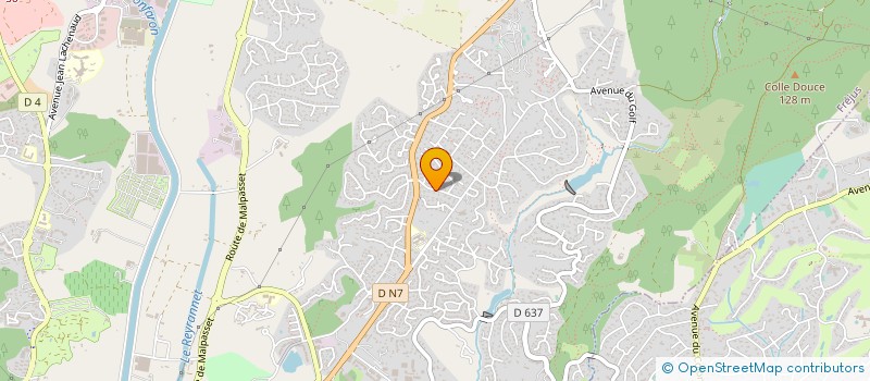 localisation de l'entreprise MONSIEUR YANAEL CARTAU à FREJUS