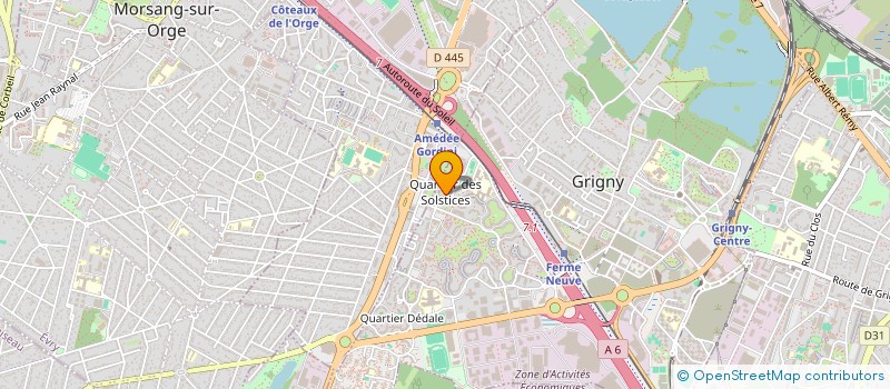 localisation de l'entreprise MONSIEUR YANBROUSE DJOCU  GRIGNY