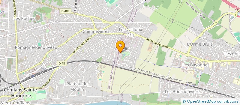 localisation de l'entreprise MONSIEUR YANCKY GANTIER  HERBLAY-SUR-SEINE