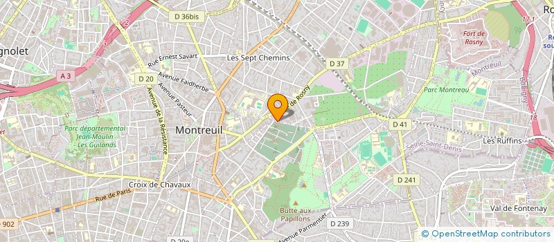 localisation de l'entreprise MONSIEUR YANCOUBOU BARADJI à MONTREUIL