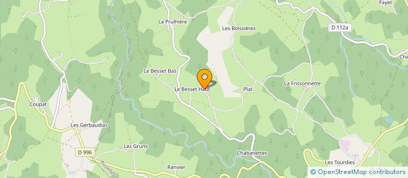 localisation de l'entreprise MONSIEUR YANECK NEYRAT à AUZELLES