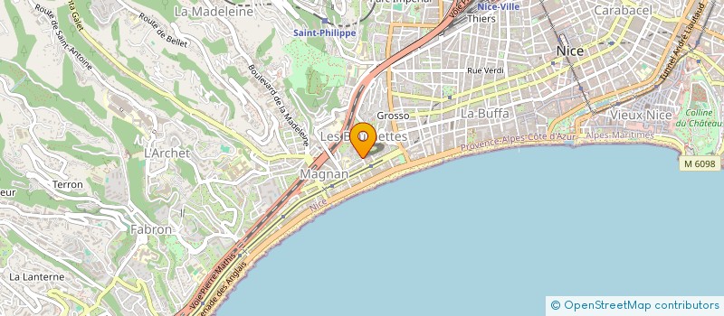 localisation de l'entreprise MONSIEUR YANES FEDDOUZ à NICE