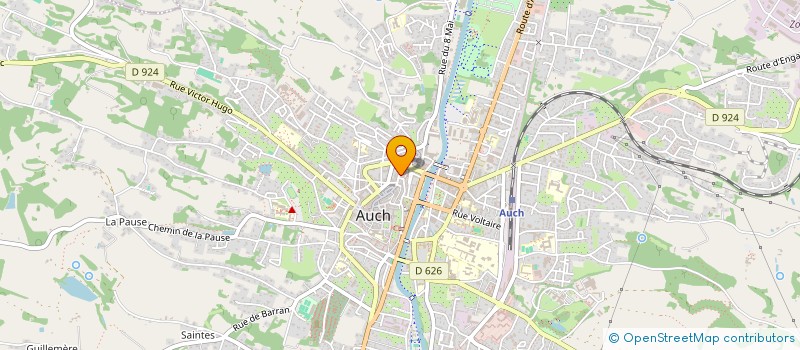 localisation de l'entreprise MONSIEUR YANEZ GUZMAN à AUCH