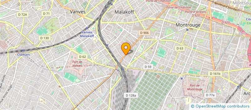 localisation de l'entreprise MONSIEUR YANG GAO  MONTROUGE