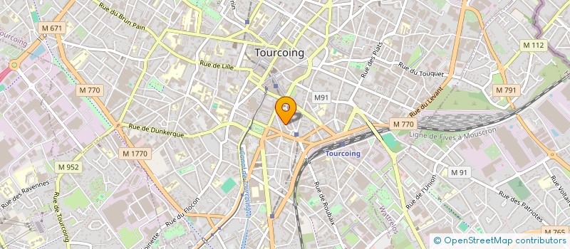 localisation de l'entreprise MONSIEUR YANG HAO à TOURCOING