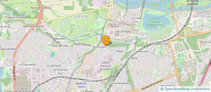 localisation de l'entreprise MONSIEUR YANG SHEN  JOUE-LES-TOURS