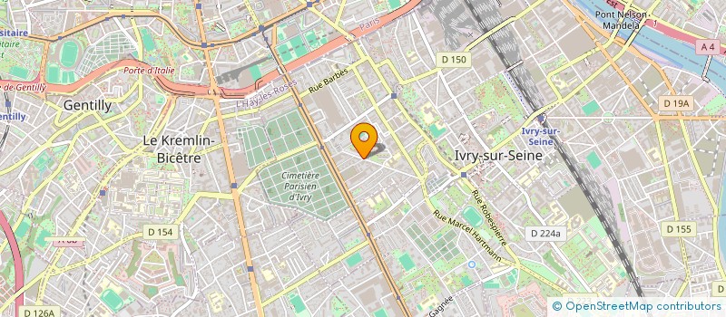 localisation de l'entreprise MONSIEUR YANG XU  IVRY-SUR-SEINE