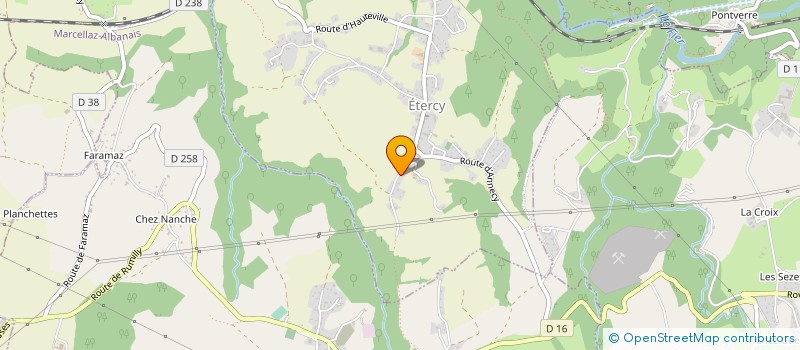 localisation de l'entreprise MONSIEUR YANIC PETELAT  ETERCY