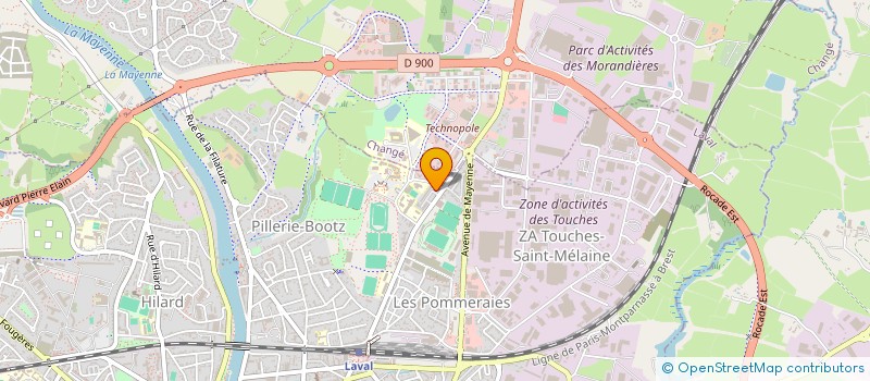 localisation de l'entreprise MONSIEUR YANIC RABELLE à LAVAL