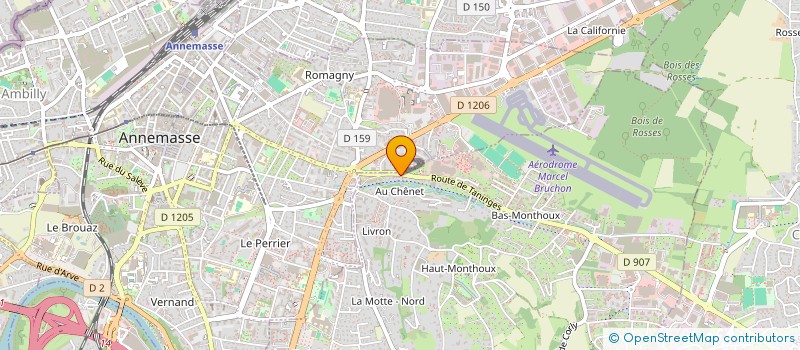 localisation de l'entreprise MONSIEUR YANICE ABDI  VETRAZ-MONTHOUX