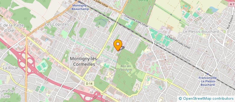 localisation de l'entreprise MONSIEUR YANICE AOUDIA  MONTIGNY-LES-CORMEILLES