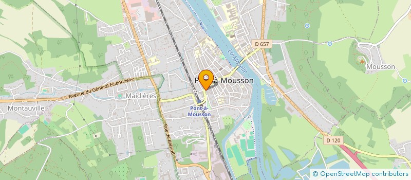 localisation de l'entreprise MONSIEUR YANICE BENGHALIA  PONT-A-MOUSSON