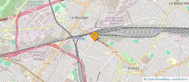 localisation de l'entreprise MONSIEUR YANICE CHEURFA  DRANCY