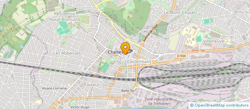 localisation de l'entreprise MONSIEUR YANICE MOSBAH  CHELLES